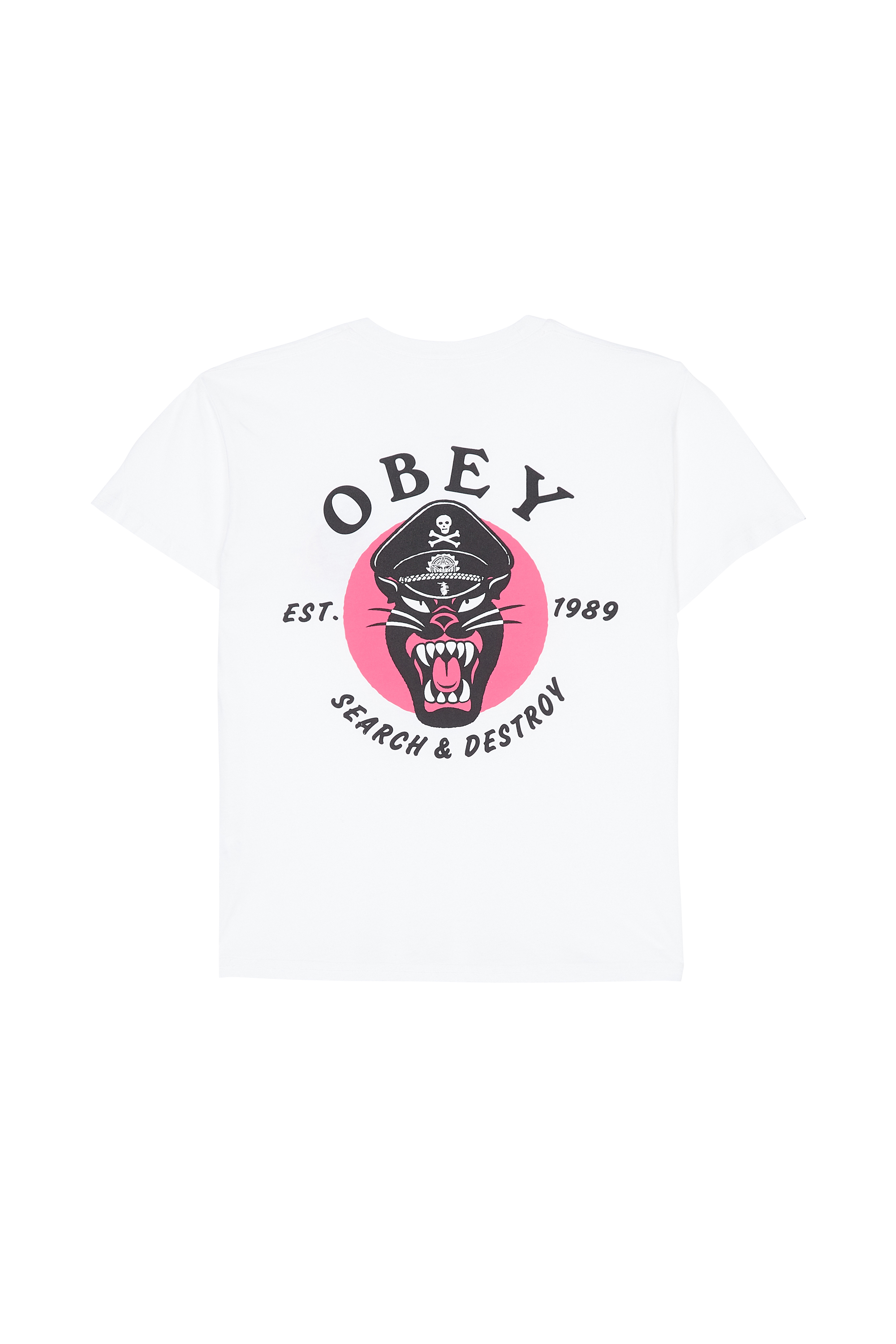 OBEY T-shirt OBEY BATTLE PANTHER Blanc