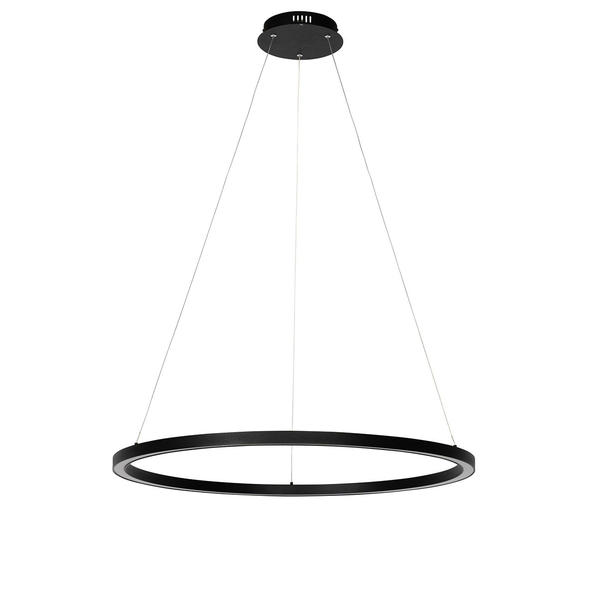 Hanglamp zwart 80 cm incl. LED 3-staps dimbaar - Girello