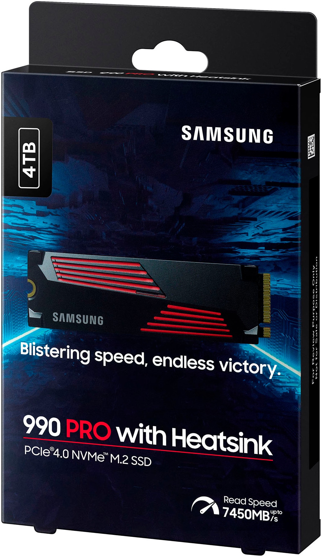 Samsung interne SSD »990 PRO Heatsink 4TB« 4000 GB Anschluss PCI Express 4.0