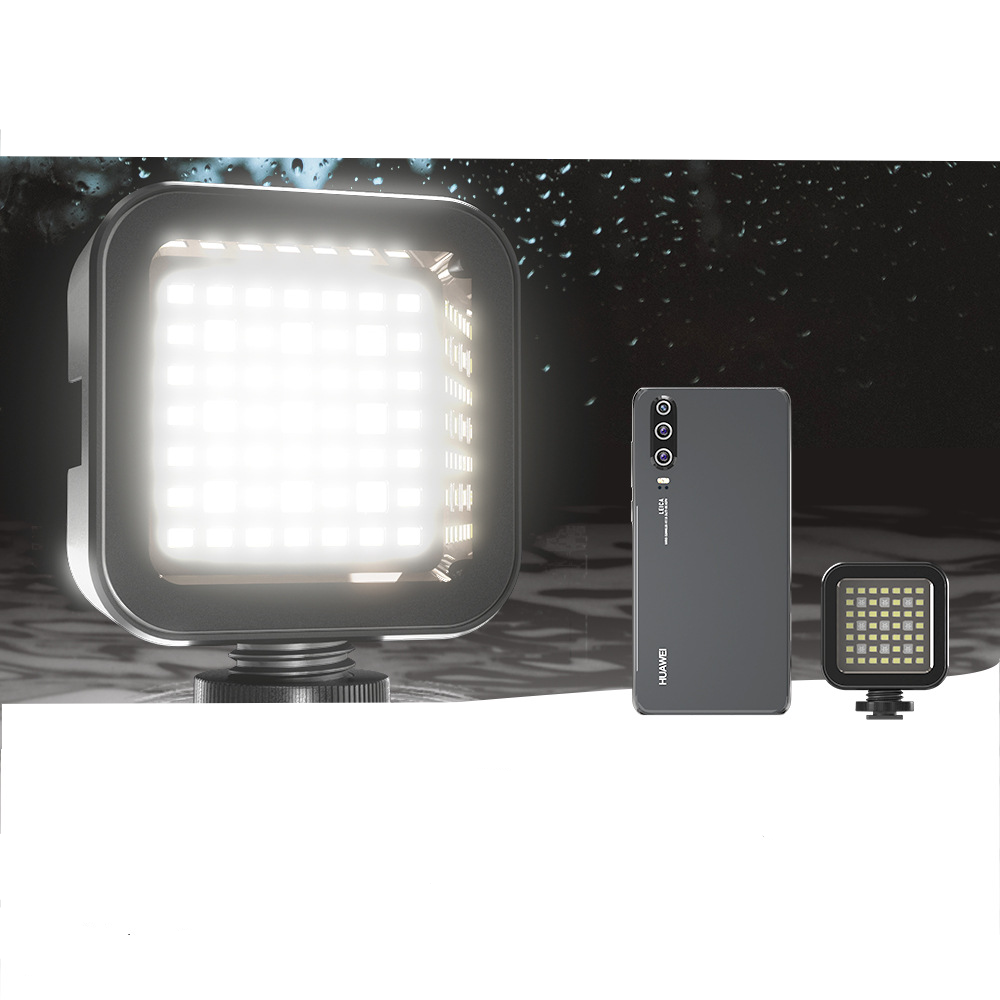 GoPro / Kamera Wasserdichte LED Beleuchtung Tauchlicht Lichtmodul mit 8 Farben und 1/4