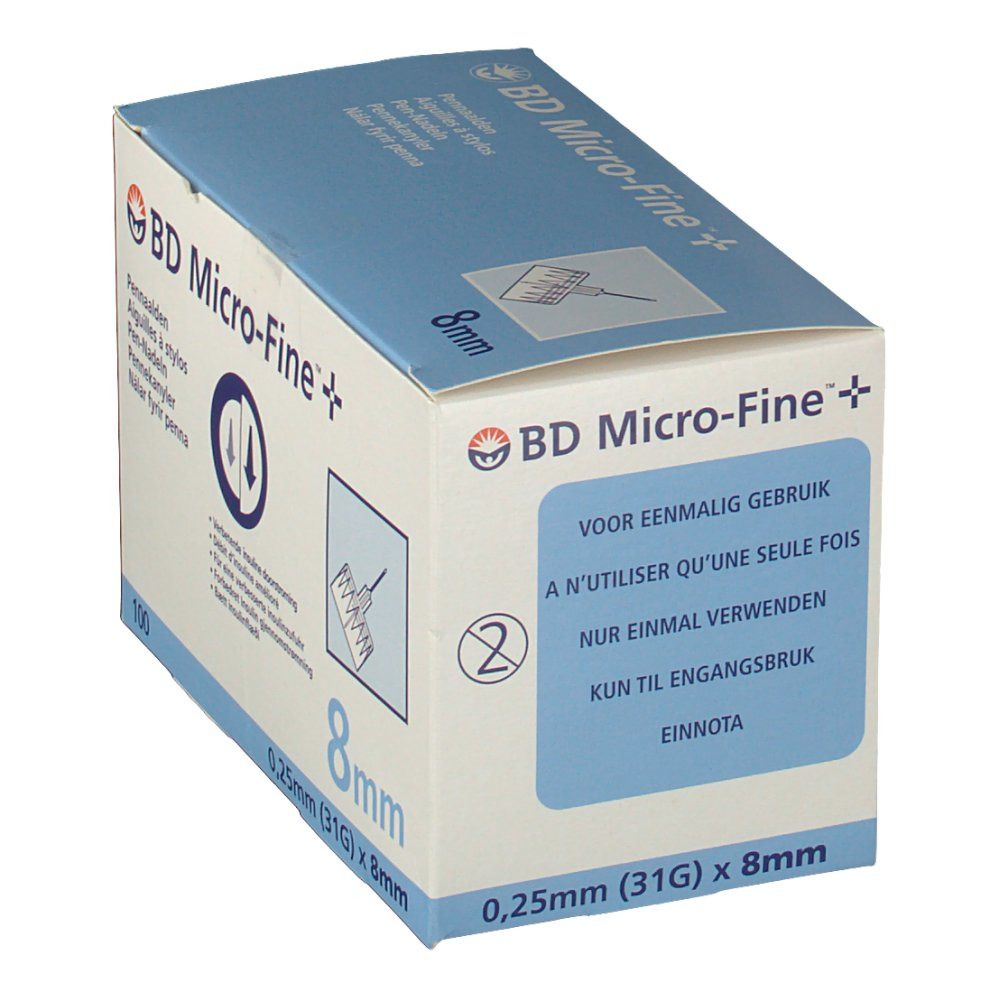 BD MICRO-FINE+ 8 Nadeln 0,25x8 mm