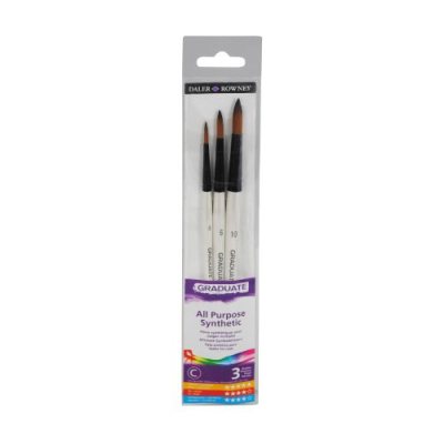 Daler Rowney Graduate Round Brush Set Of 3