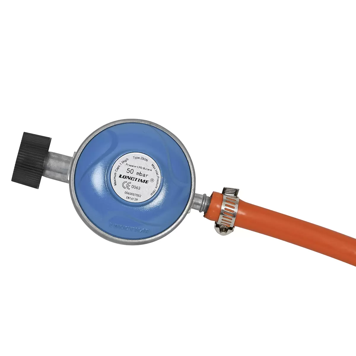 Gasregler & Schlauch Kartusche BBQ Dragon blau,orange