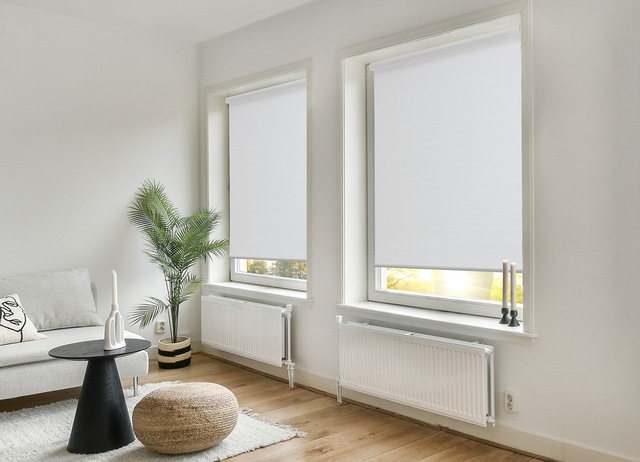 my home Rollo »LIYN« Lichtschutz Sichtschutz | Verdunkelung ohne Bohren freihängend Trendiges Rollo in Naturoptik- NEUHEIT!