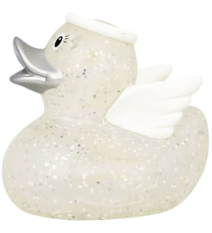 Badeente - Engel - Glitter