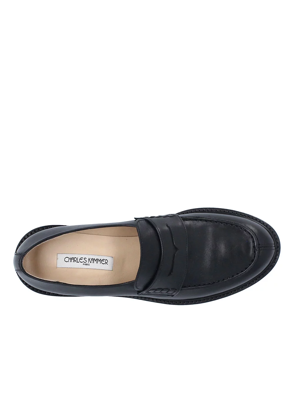 MOCASSIN VENDOME CUIR NOIR
