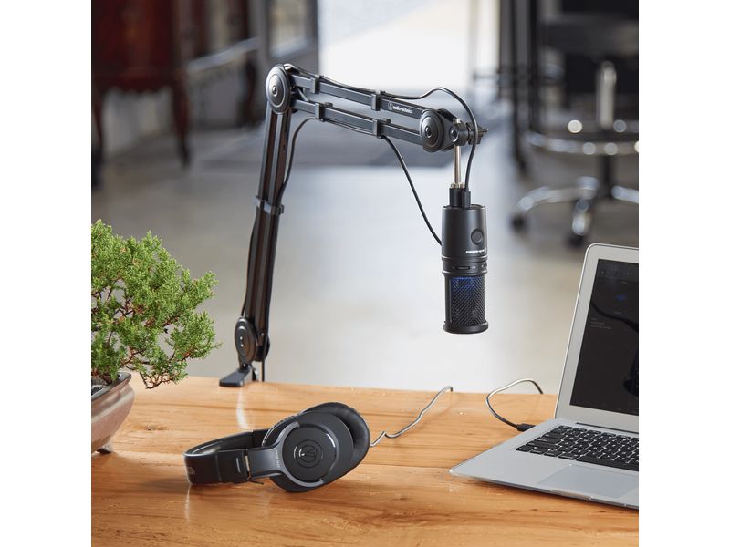 Audio-Technica Kondensatormikrofon AT2020USB-X USB-Mikrofon mit Kophöreranschluss