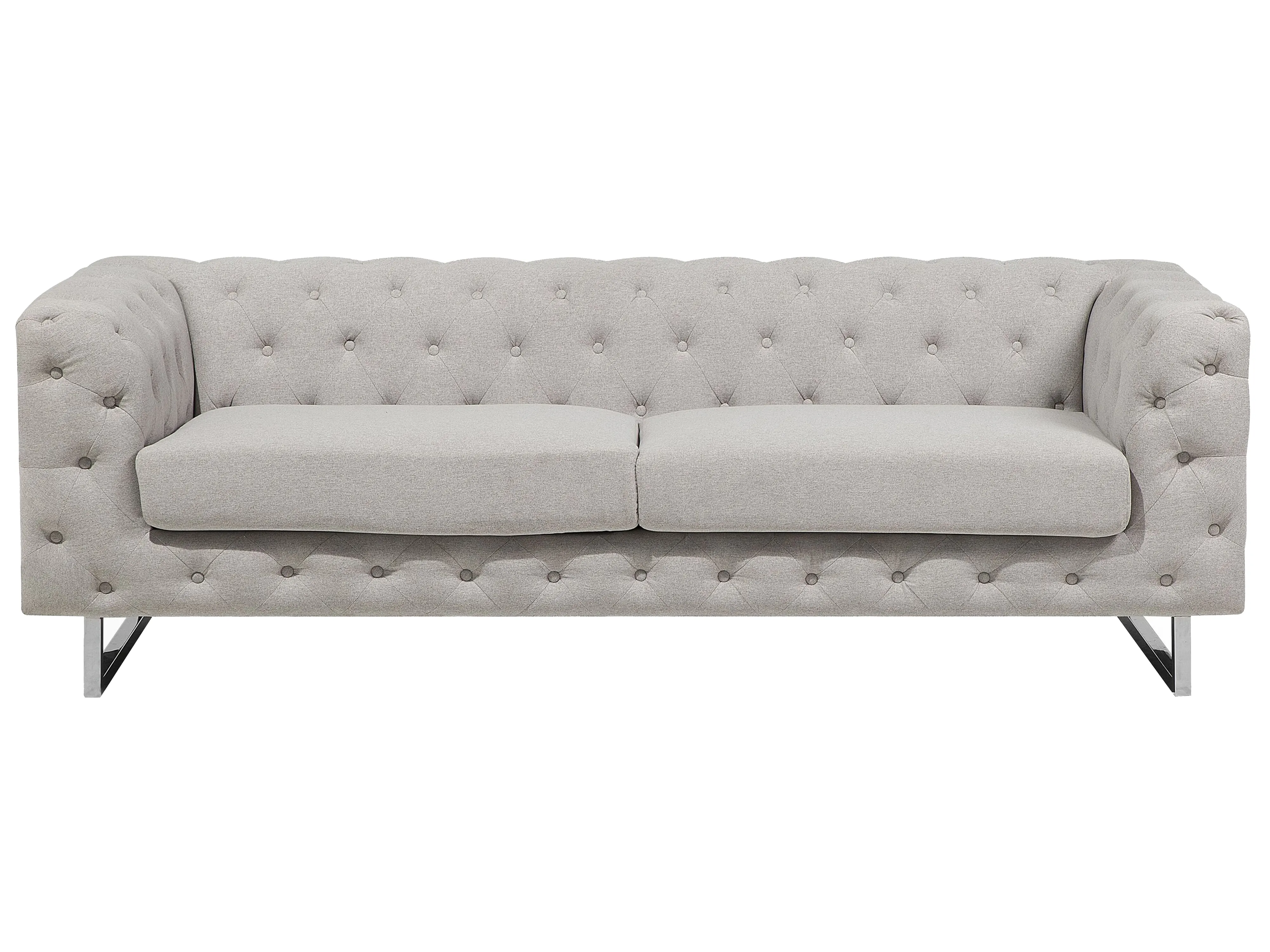 Bankenset 5-zits VISSLAND Stof Lichtbeige