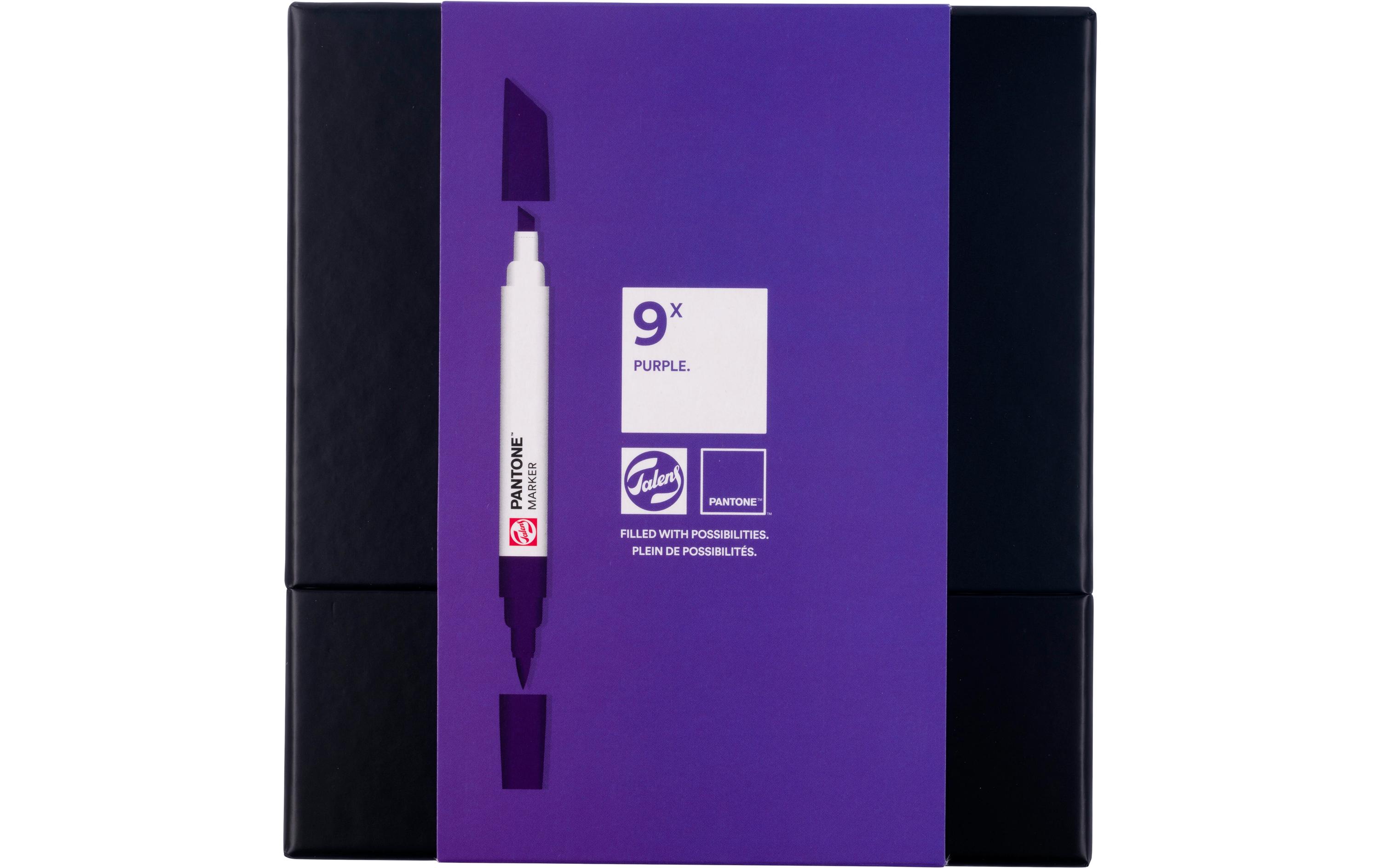 Pantone Marker Set 9x ViolettWasserbasierte Marker