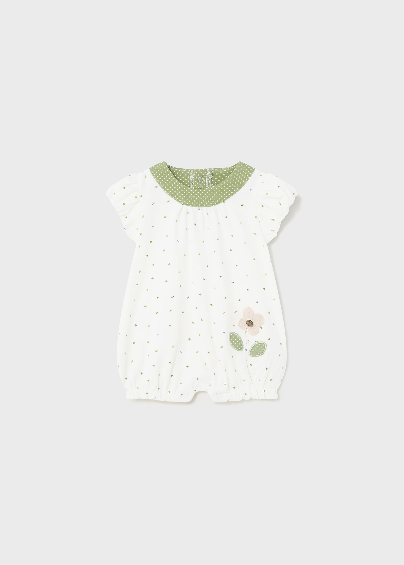 Conjunto de 2 macacões Better Cotton Cristal para recém-nascidos