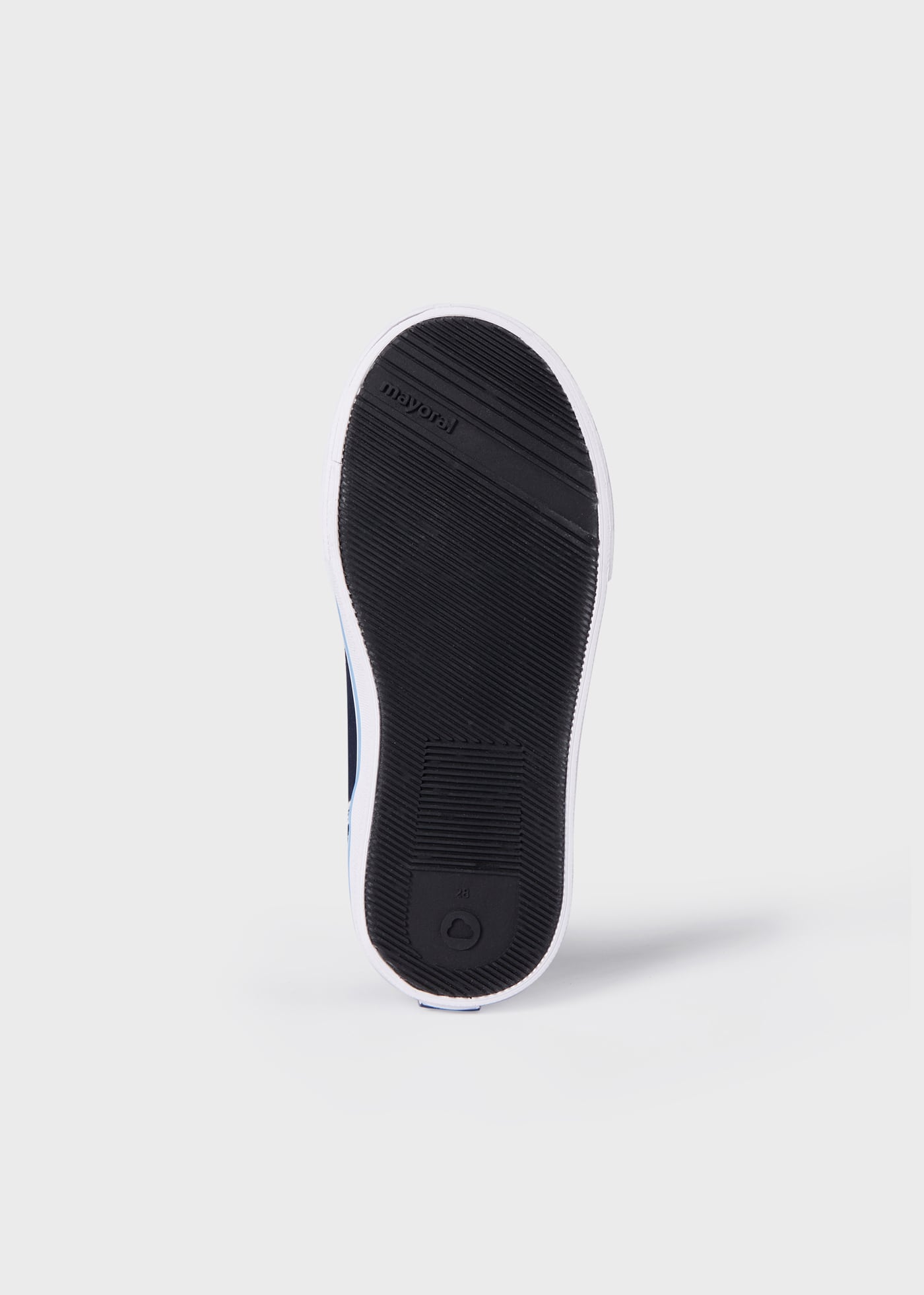 Tênis de lona com fecho triplo de velcro para meninos
