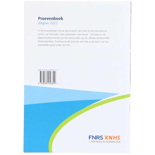 Boek & Proevenboek KNHS Leer Paardrijden Met Plezier Brons