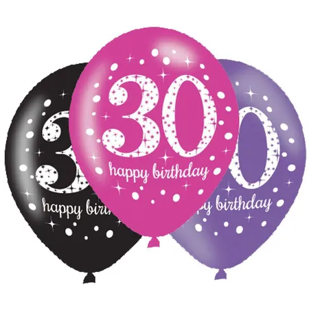 amscan 6 Ballons 30 Celebration