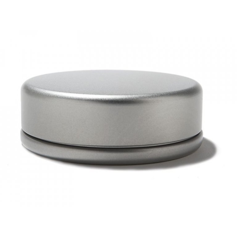 Weißblechdose rund, silber