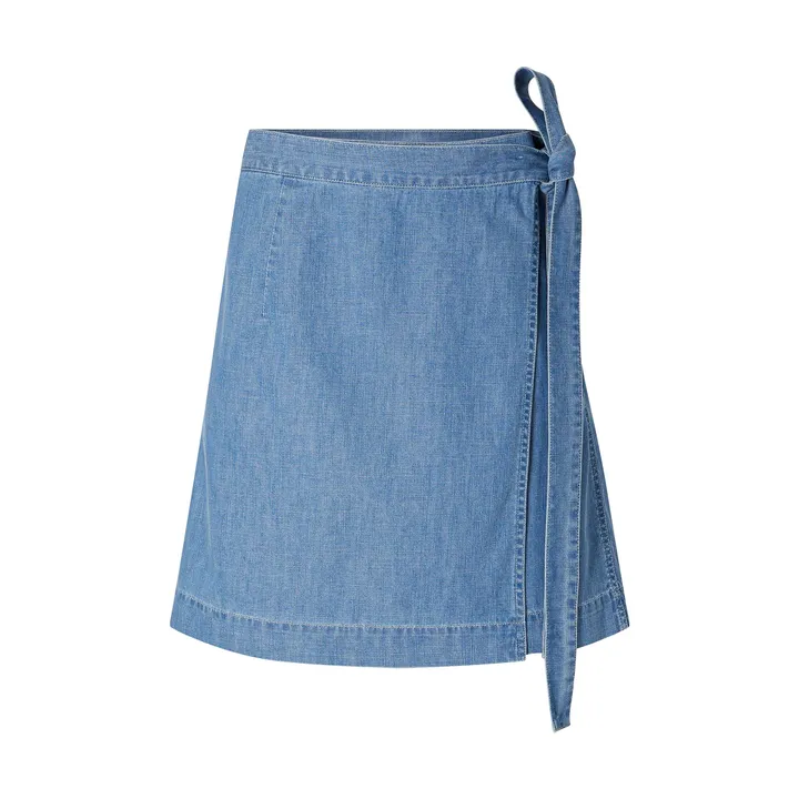 Soeur Jupe Aime Chambray | Bleu délavé