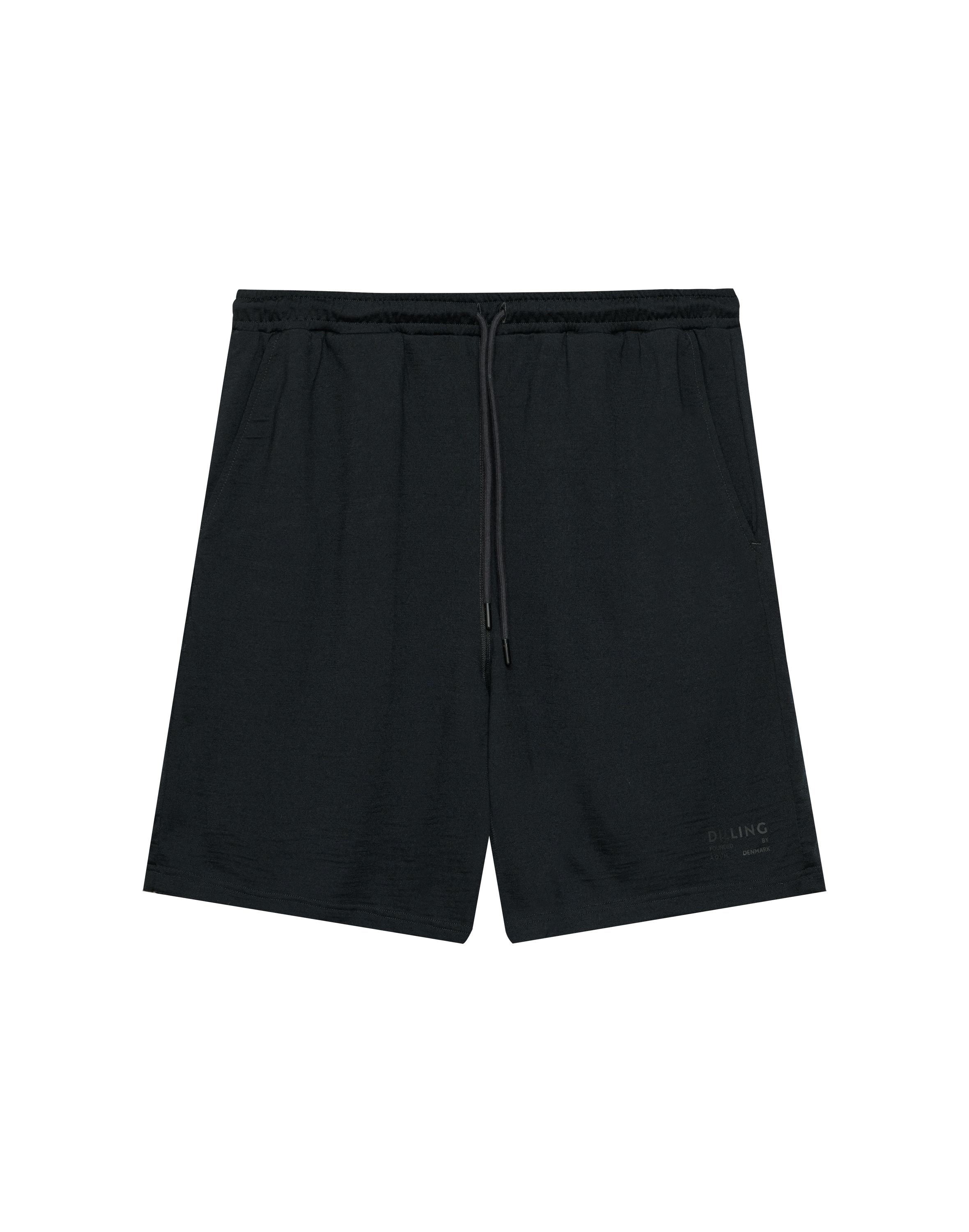 Short in merinowol voor heren in Zwart