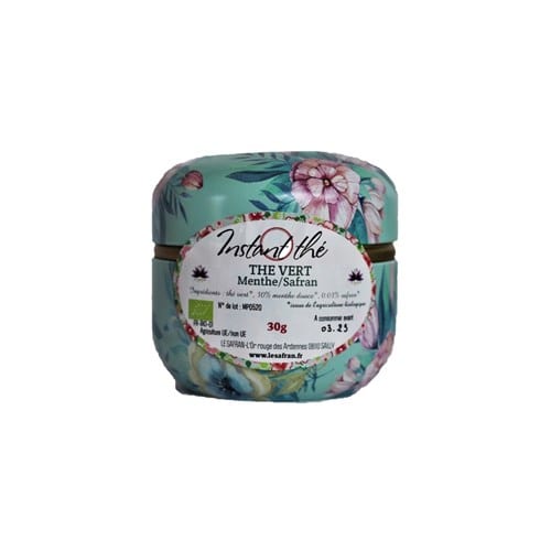 Thé vert bio menthe-safran,30g