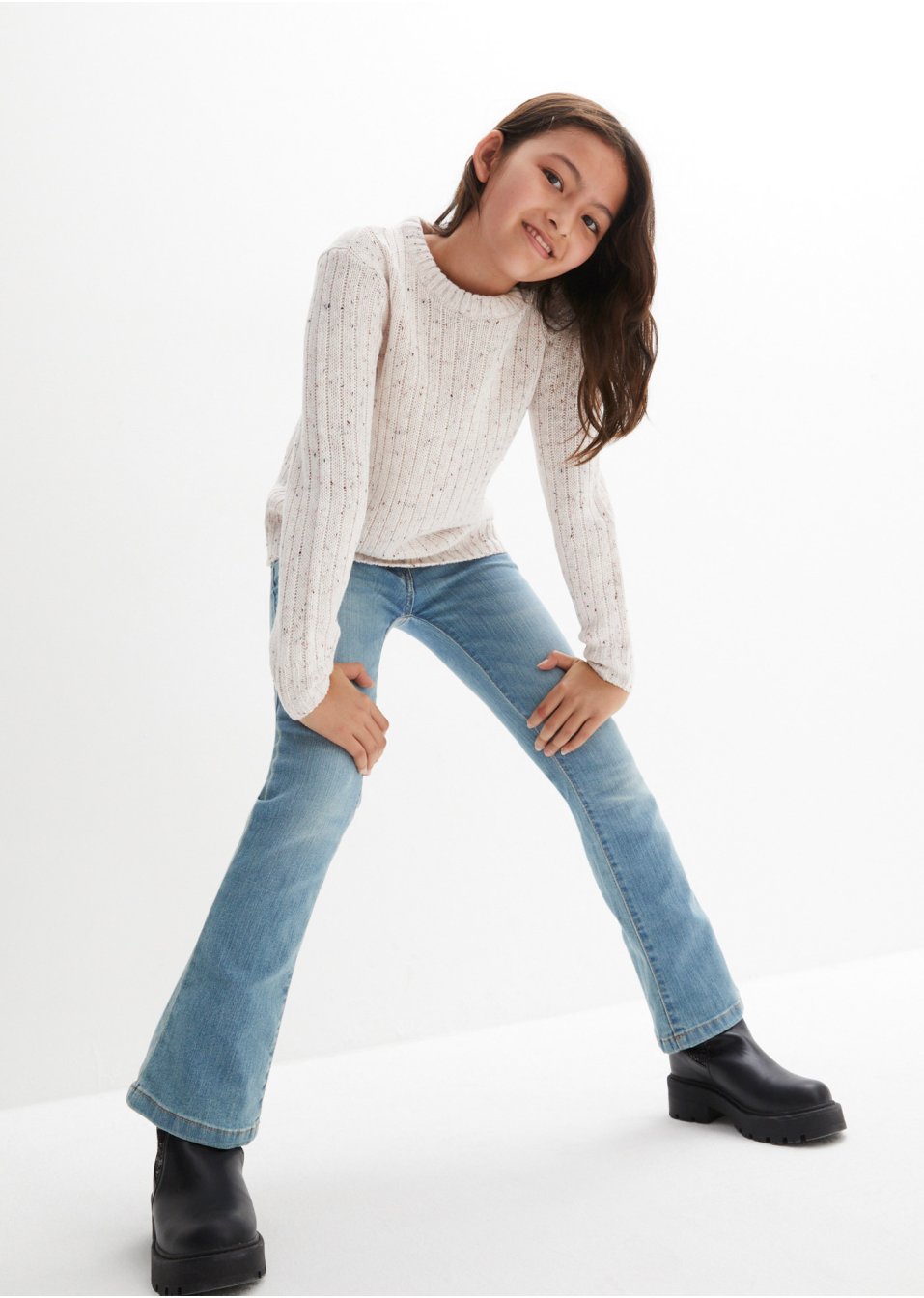 Pull en maille fille