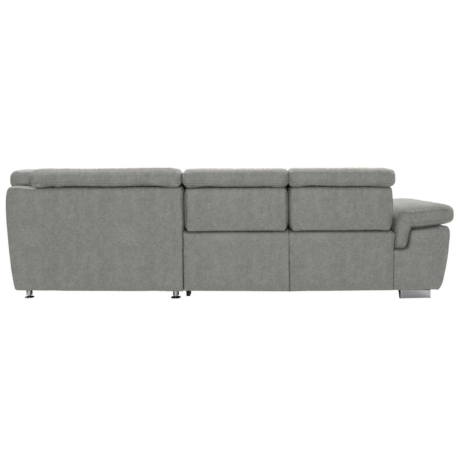 polsterpower Boxspringsofa - Belle silver - Basismodell - rechts