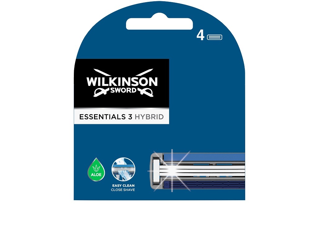 RECARGA LÂMINAS WILKINSON ESSENTIALS3 HYBRID 4UN