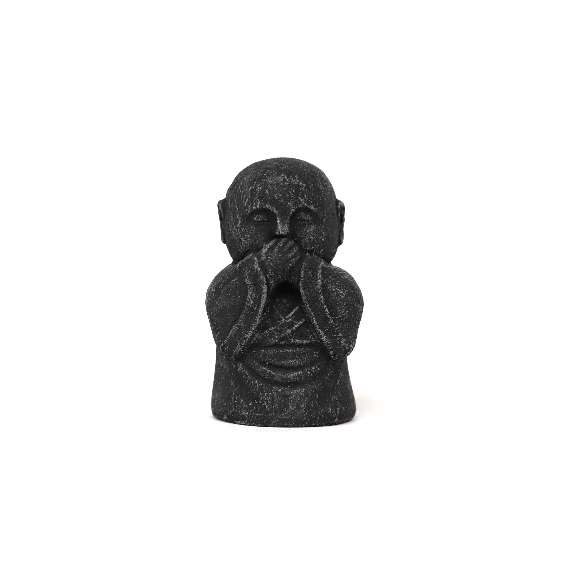 Zementfigur 'Fat Jizo - nichts sagen', H 17 cm, B 12 cm, T 8 cm günstig bestellen
