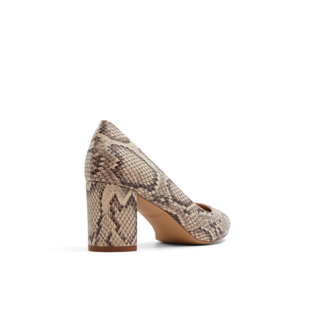 LUCA FERRI-Banak-Talons hauts/Escarpins - Talon Bloc - Naturel