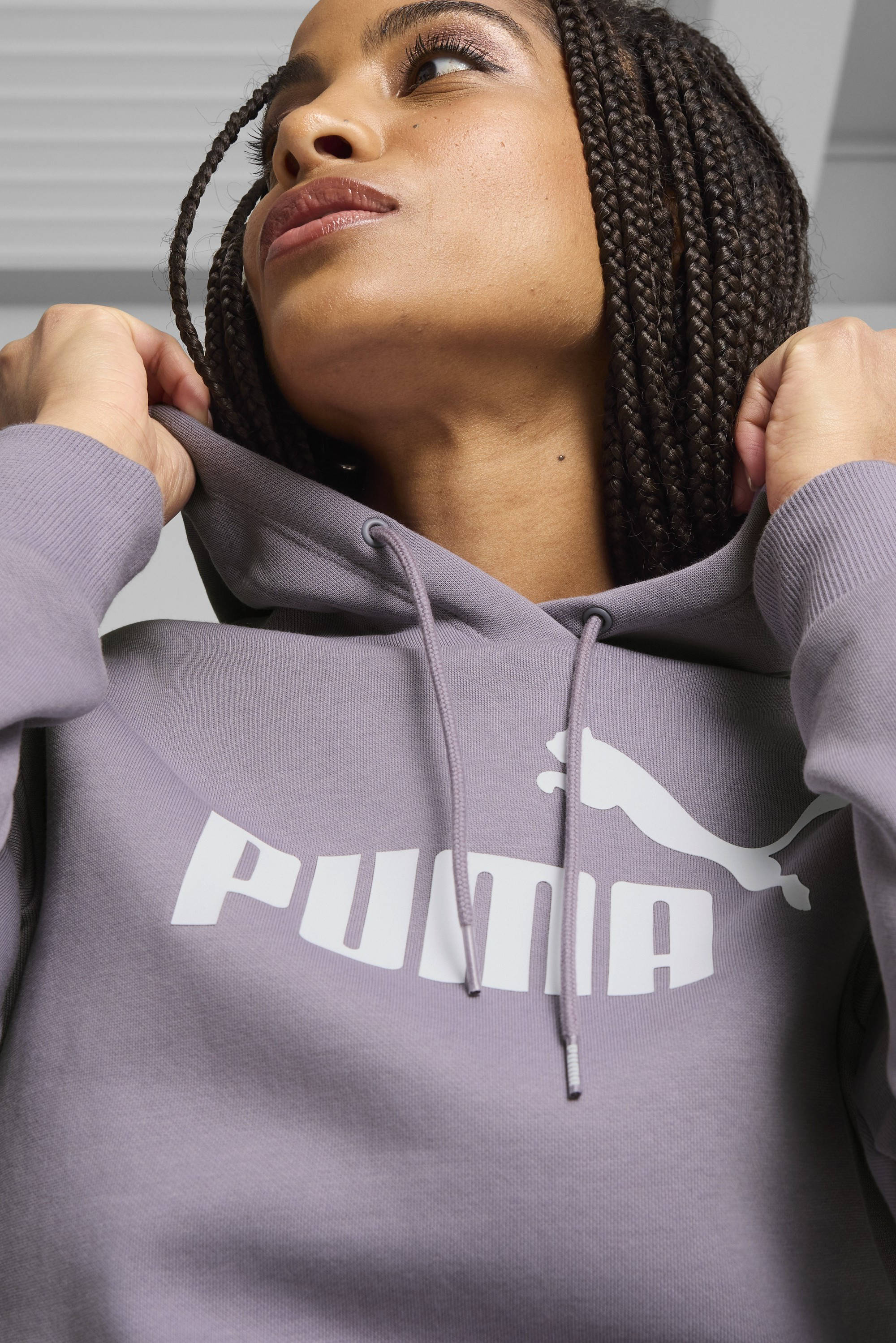 Puma hoodie met logo lila