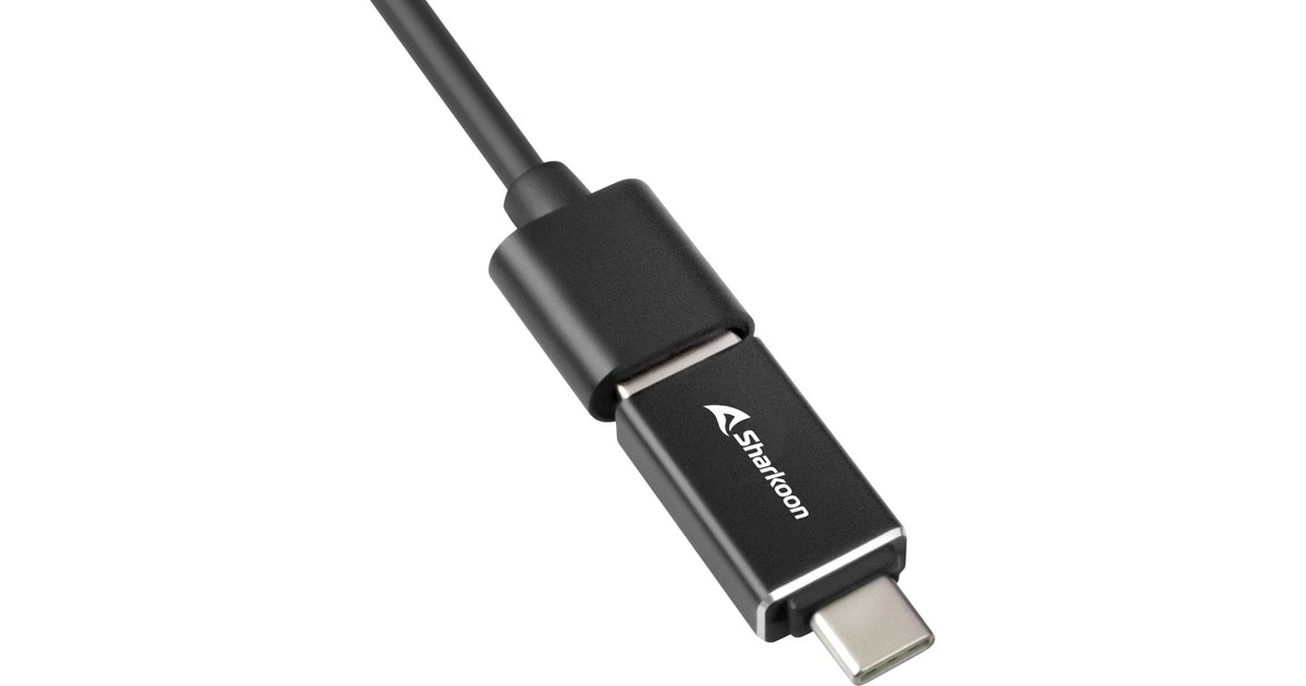 Sharkoon4-Port USB 3.2 Gen 1 Aluminium usb-hub  (Zwart)