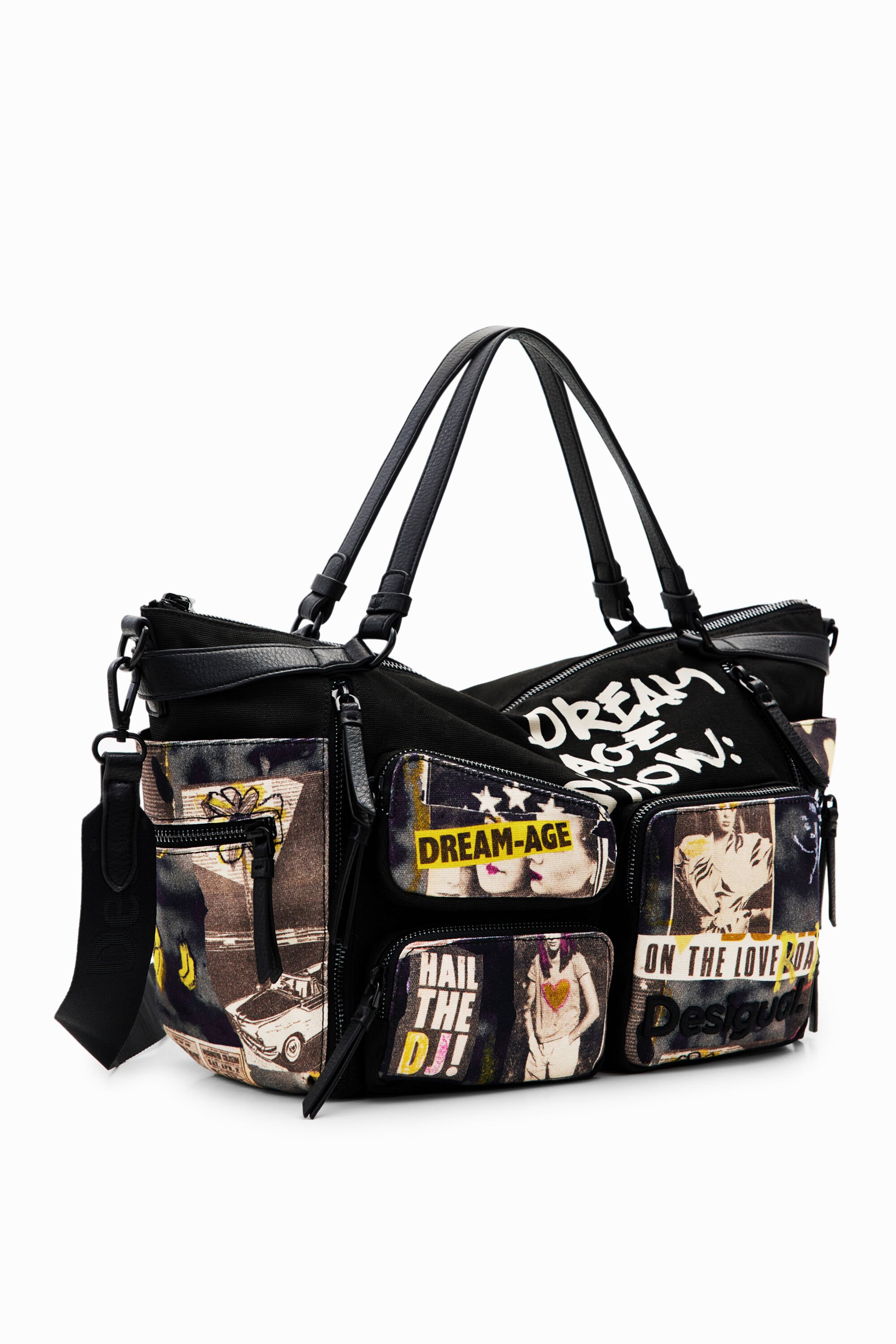 Grand sac toile journal