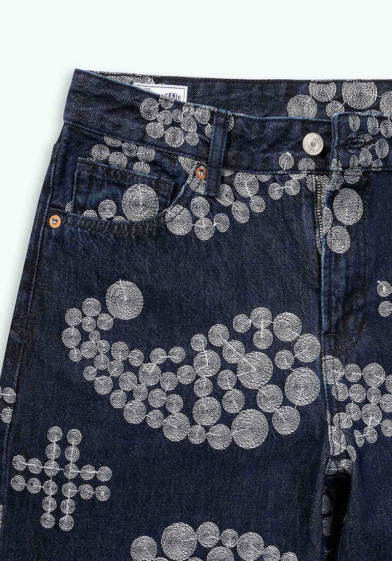 Kings Of Indigo Jeans Joan Embroidery Denim