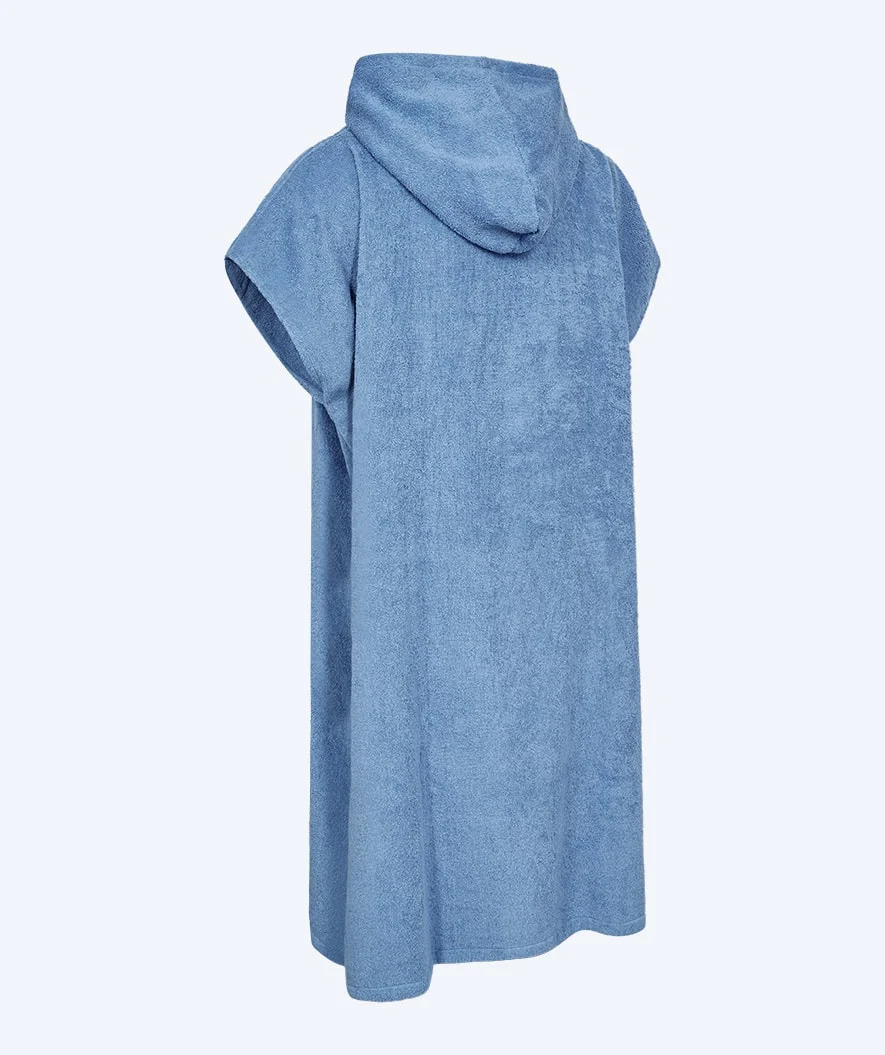 Watery badeponcho til voksne - Bomuld - Atlantic Blue