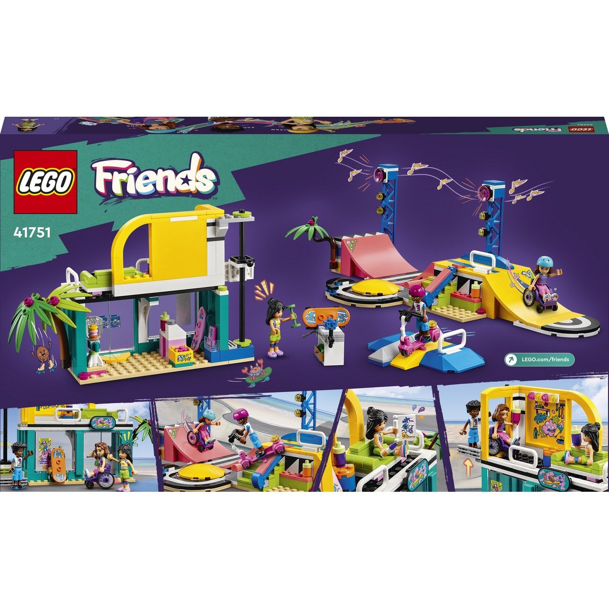 Le Skatepark LEGO Friends 41751