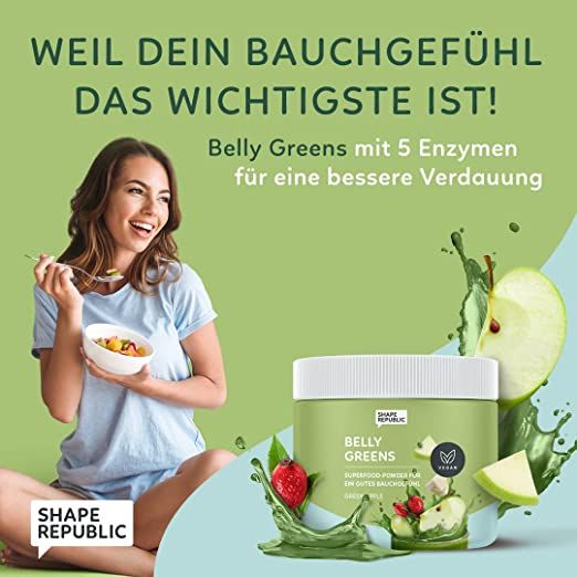 Shape Republic Belly Greens - Greens Pulver