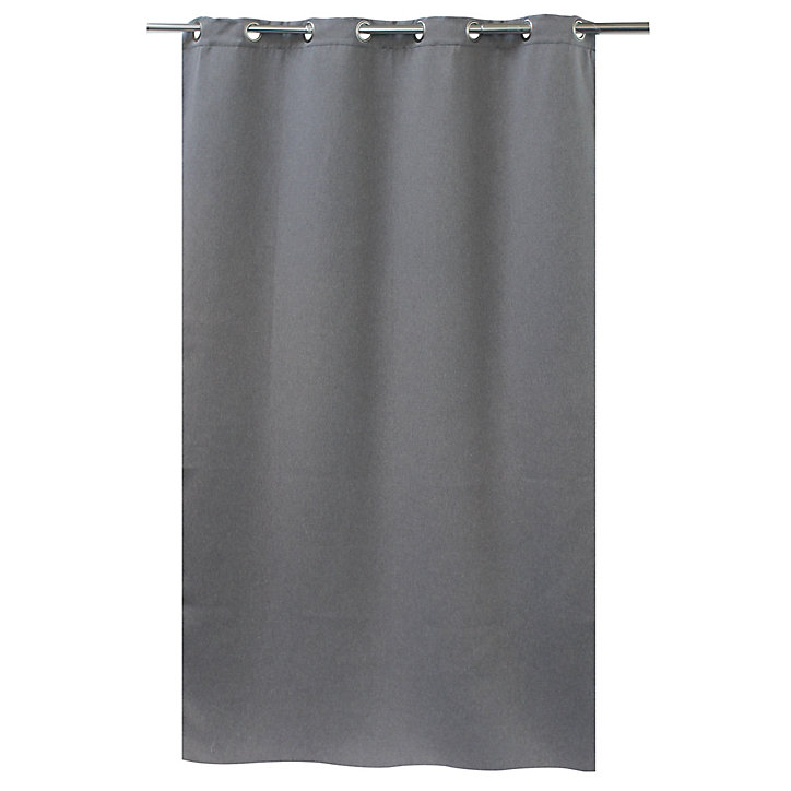 Rideau occultant phonique Louca L.240 x l.140 cm gris
