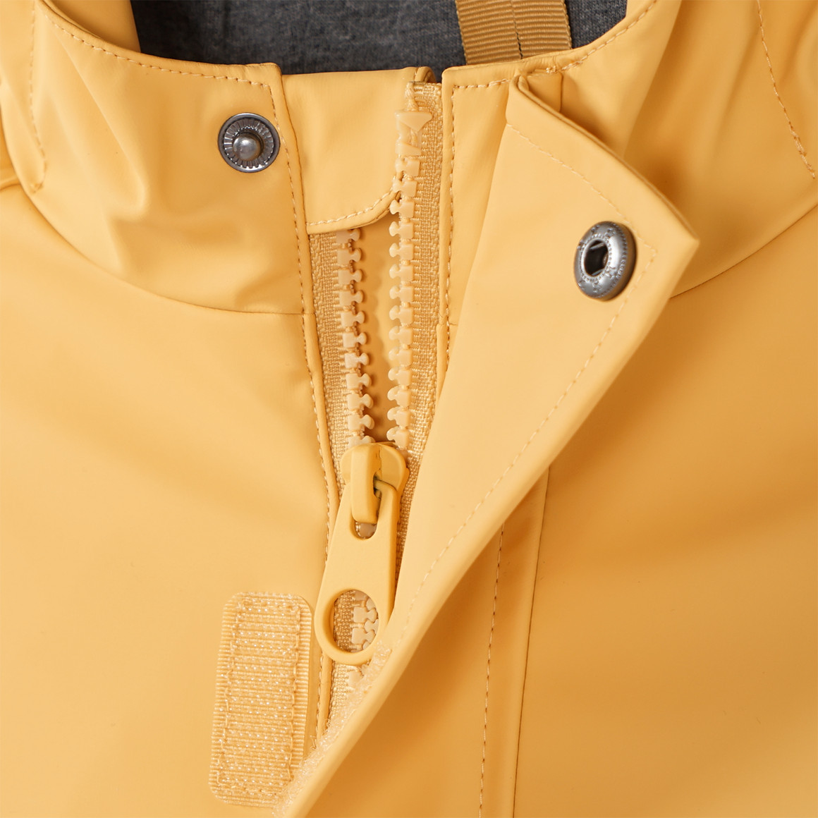 Famy Baby Regenjacke mit Beschichtung gelb