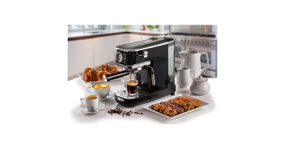 ArieteModerna Espresso Slim 1381/12 espressomachine  (Zwart)
