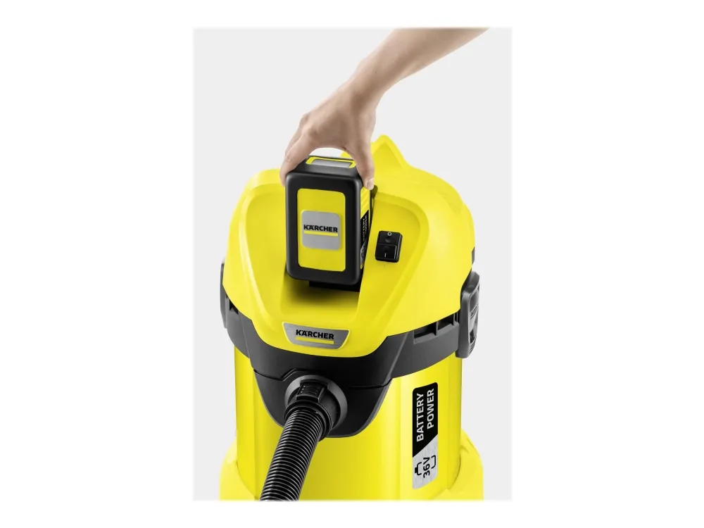 Kärcher WD 3 Battery - Støvsuger - beholder