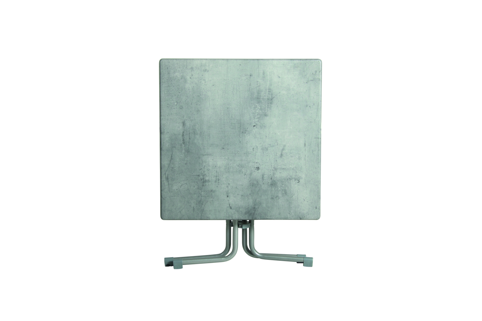 Gartentisch - platin-cemento grigio - klappbar - 70x70 cm