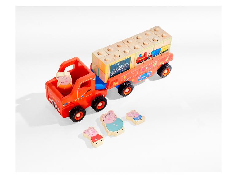 Houten vrachtwagen