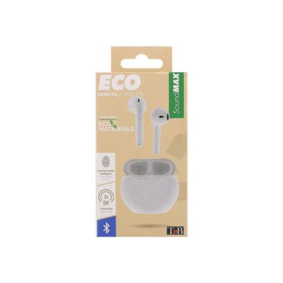 T'nB ECO - Kit main libre - écouteur sans fil bluetooth - blanc