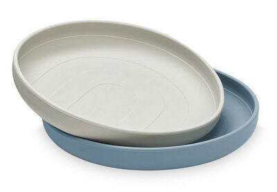 Cam Cam Copenhagen Silikontallerken 2-pack Rainbow, Midnight Mix