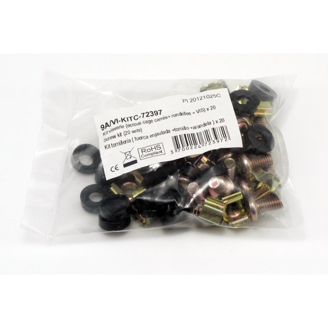 MCL Fasteners Kit Argent Acier