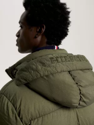 Parka Rockie com capuz e tingimento em peça