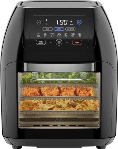 Chefman - Rotisserie Air Fryer - Roestvrijstaal - Multifunctioneel - XL