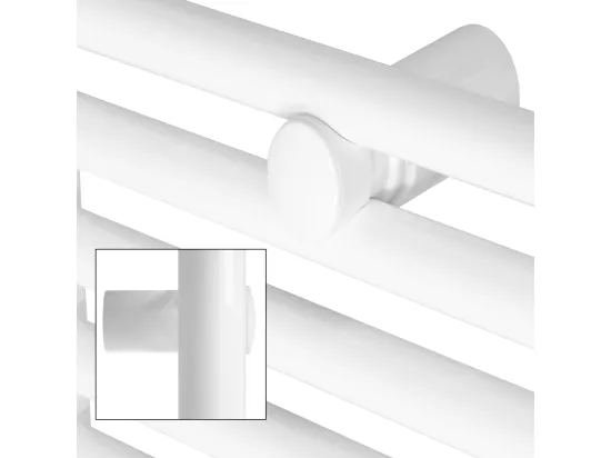 Radiateur Design Sahara Non Électrique, 500 x 1200 mm, Blanc, Connexion Central, avec Kit