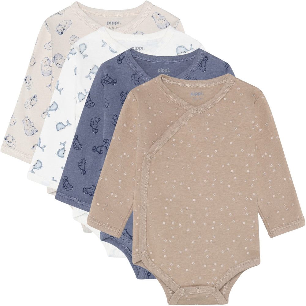 Køb Pippi Flint Stone Body Slå-om Ao-Printed (4-Pack)