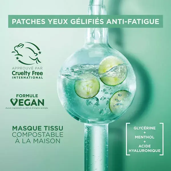 Máscara Facial em Gel Anti-Fadiga Garnier Skin Active Hyaluron Cryo Jelly 27g