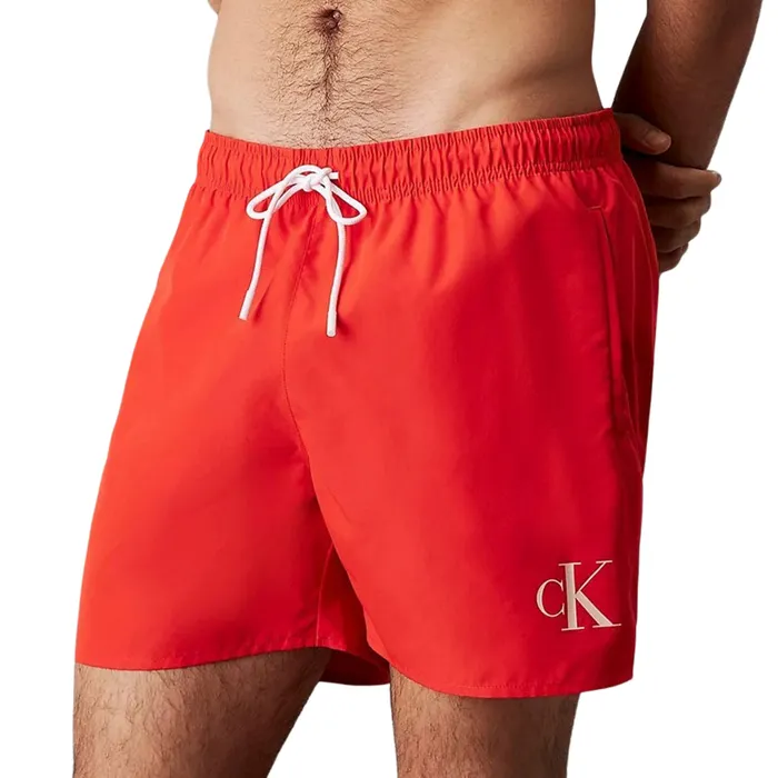 Calvin Klein Monogram Medium Drawstring Zwemshort Heren