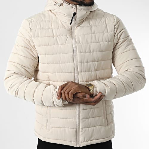 Doudoune Capuche M90001MOW Beige