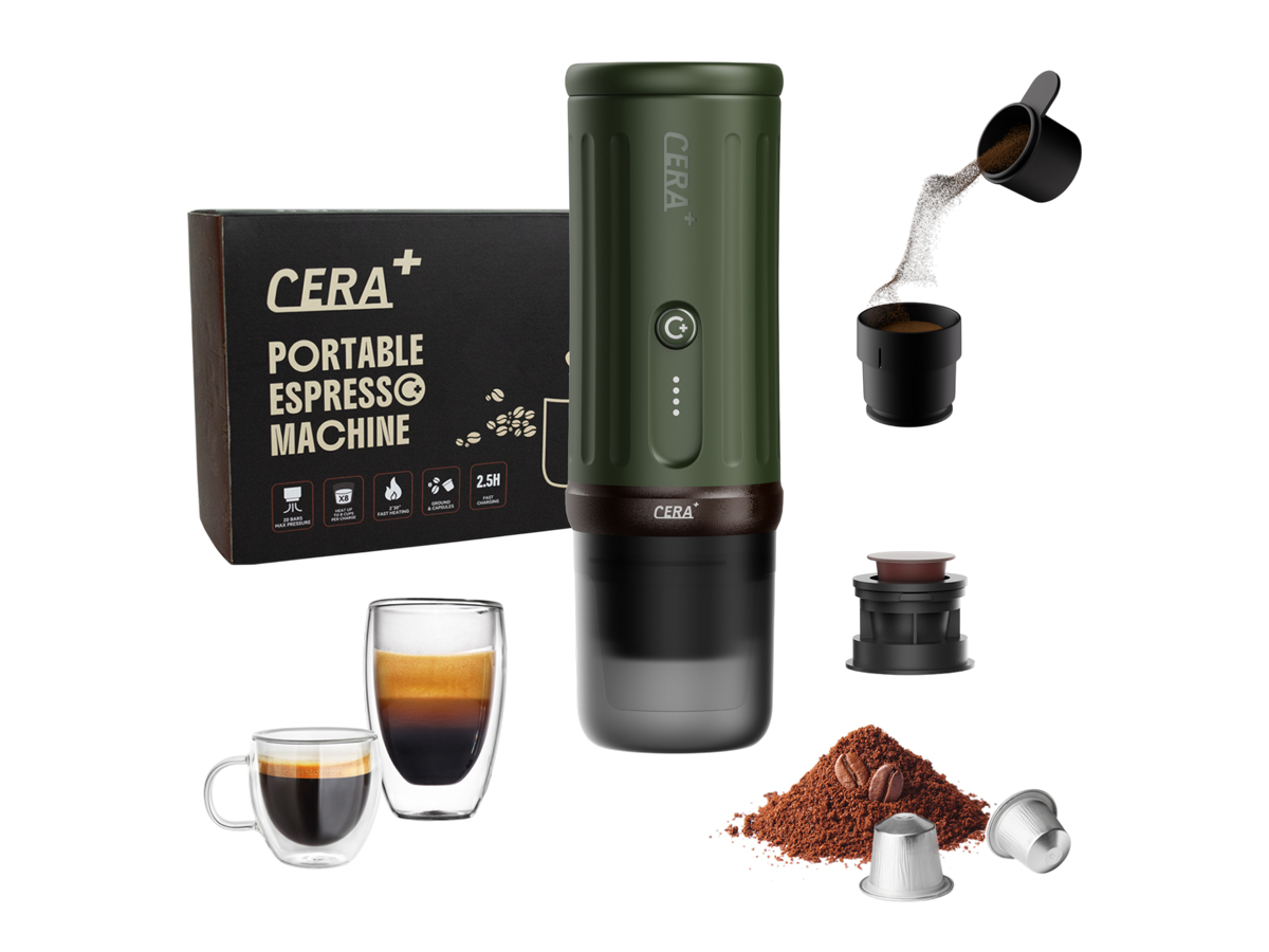 CERA+ Cerapresso draagbare elektrische espressomachine